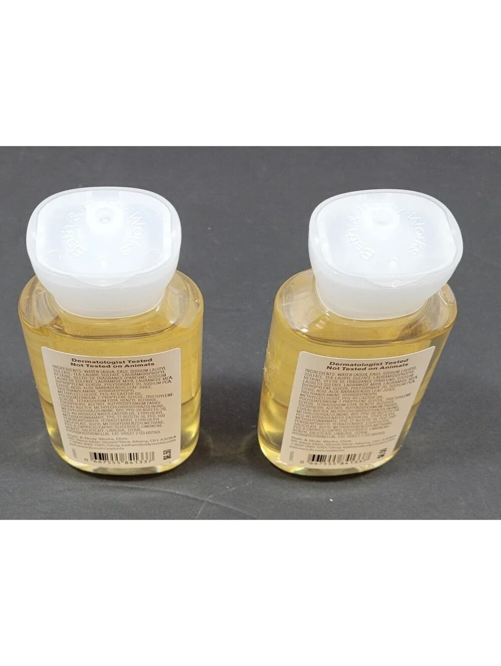 New Bath & Body Works 3 oz Fresh Getaway Shower Gel Travel Size - Lot of 2
